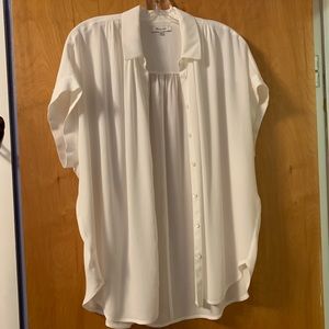 Madewell white blouse